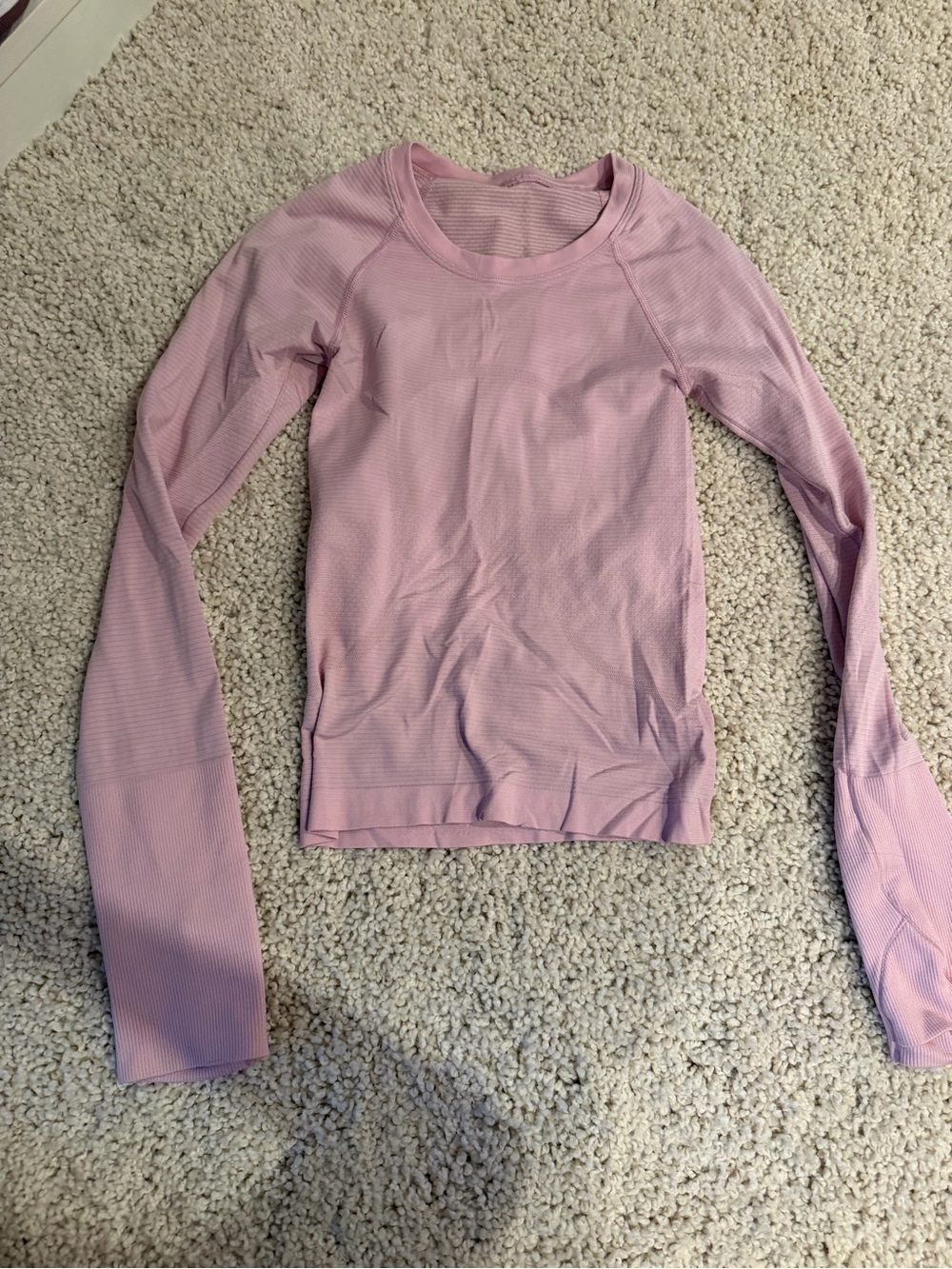 Lululemon Women's Long-Sleeve Performance Top - Pink